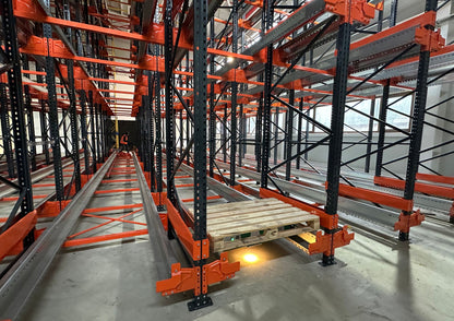 Sistem AutoSat Shuttle pentru rafturi