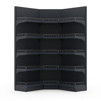 Коммерческая угловая полка для внутреннего пространства 2110x665x470