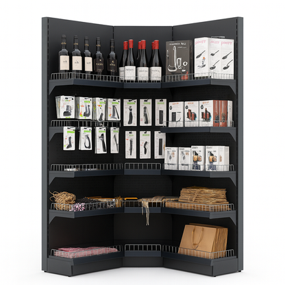 Commercial Shelf for Interior Corner 2110x665x470